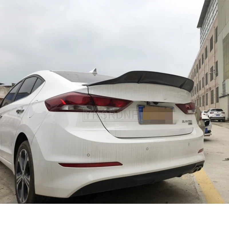 Hyundai Elantra spoiler 2017 - 2019 High Quality carbon fiber spoiler Car Rear Wing