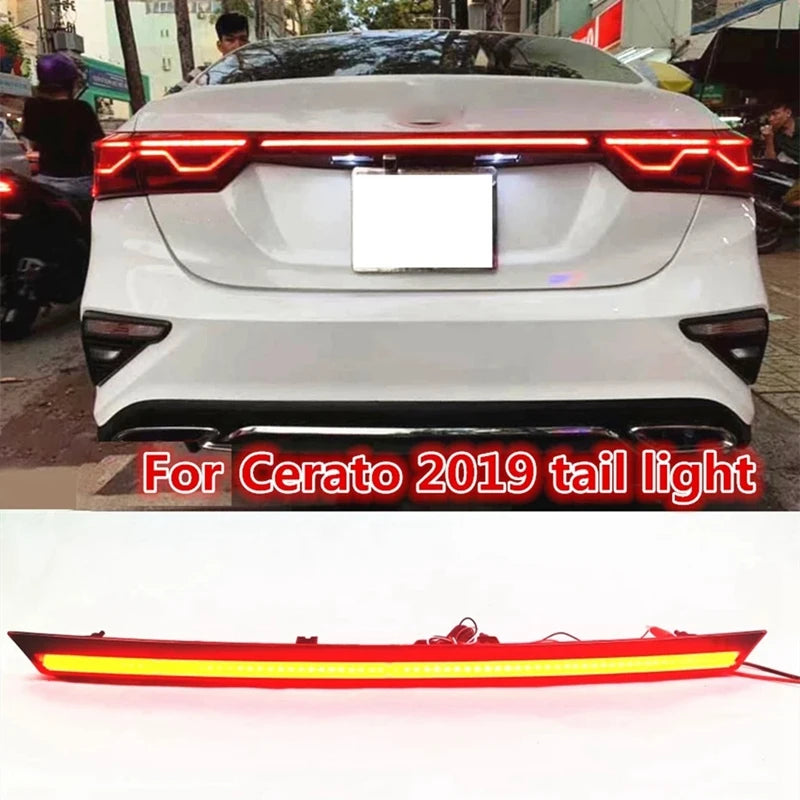 Kia Forte 2019 - 2021 Daylight Stop Light Brake Light With Running Signals Taillights LED Connector