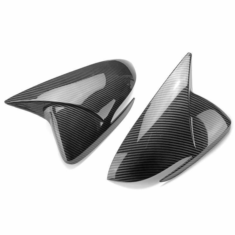 Carbon Fiber Side Door Rearview Mirror Cover Trim Cap Hyundai Elantra 2016-2019