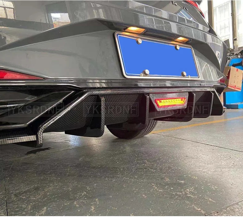 For Hyundai Elantra 2020 - 2022 Rear Spoiler Rear Diffuser Bumper Lip