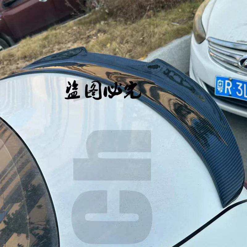 Trunk Boot Lid Duck Tail Lip Spoiler Wings For Kia Forte 2019-2024 Real Carbon Fiber PSM Rear Spoiler